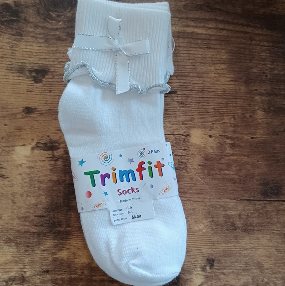 Girls dress socks 2 pairs - Picture 1 of 1